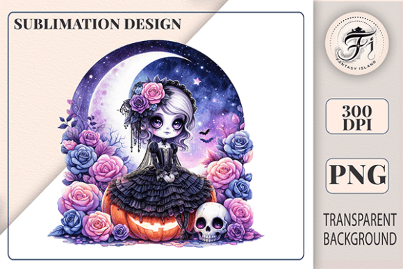Download Gothic Cute Girl Clipart PNG | Dark Art - Premium Resources