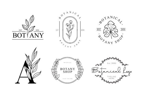 Download Botanical Logos Kit Pack - Premium Resources