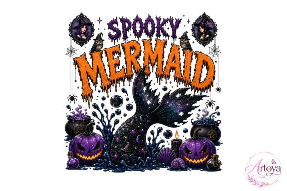 Download Gothic Mermaid Sublimation Design - Premium Resources
