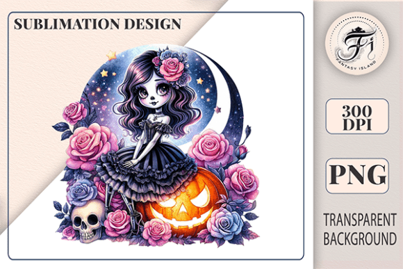 Download Cute Gothic Girl Clipart PNG | Dark Art - Premium Resources